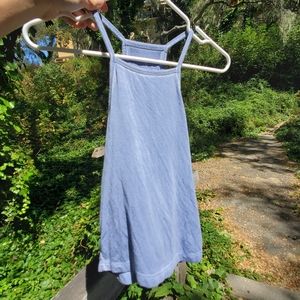 Blue Halter Tank top